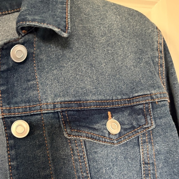 Baccini Dark Blue Jean Jacket - Picture 6 of 13